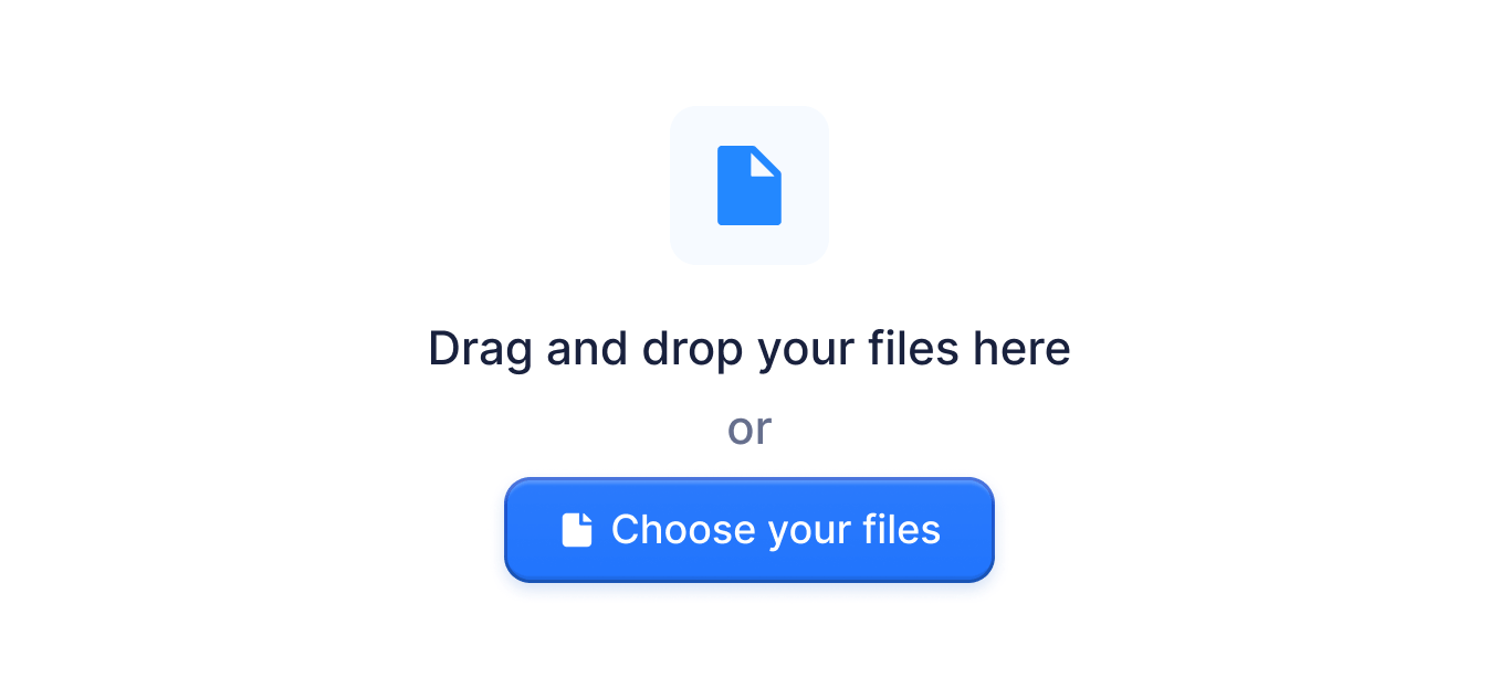 Drag And Drop Your Files - LanguageGUI