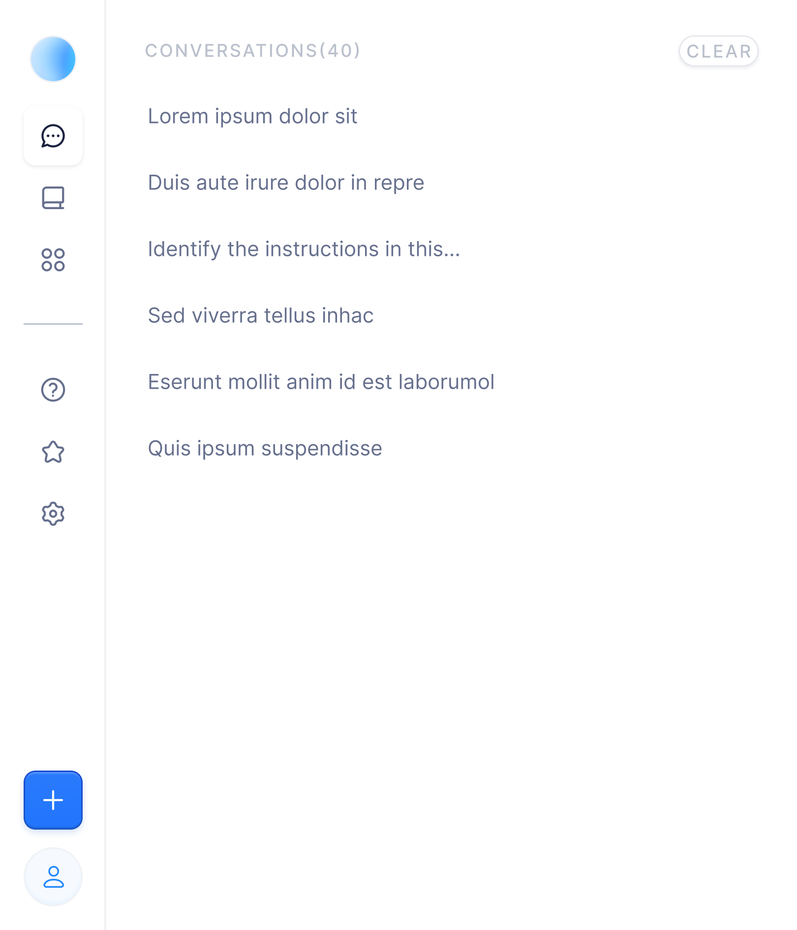 Conversations Dashboard Image - LanguageGUI